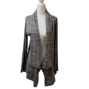 Calvin Klein Performance Grey Cardigan Sweater Women's Medium Soft Stretchy